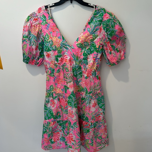 Lilly Pulitzer Nalani Short Sleeve Cotton Dress. - Picture 5 of 15